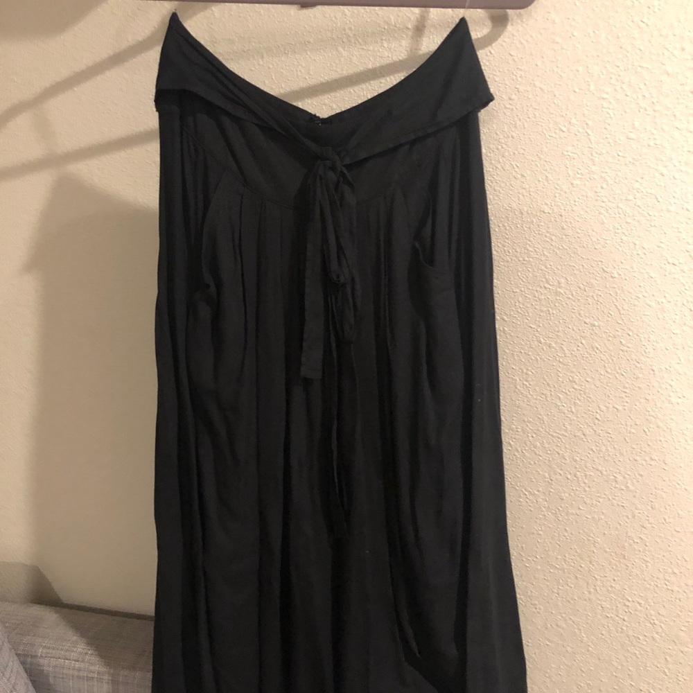 Black maxi skirt